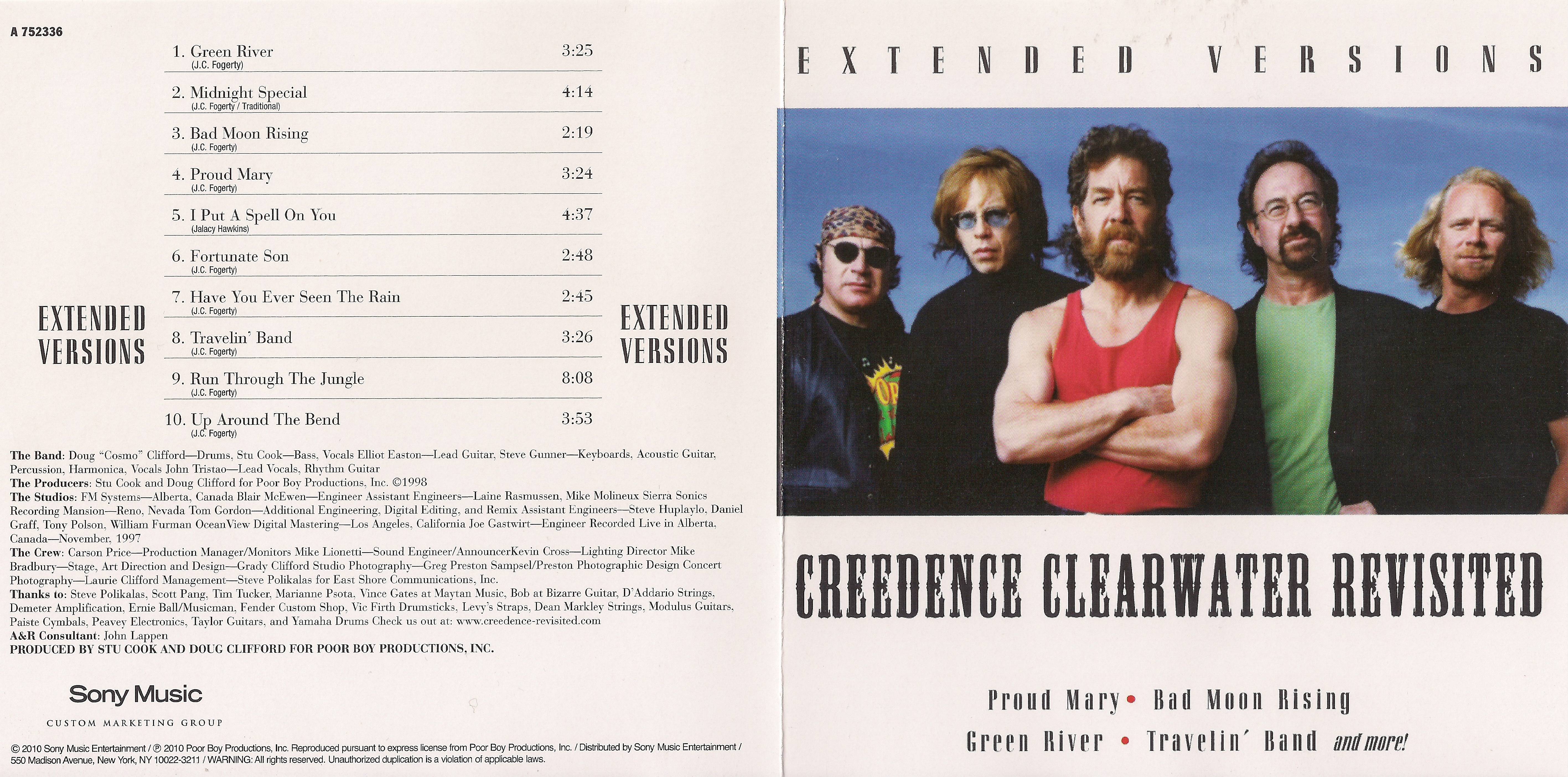 Creedence Clearwater Revival Extended Versions : Front US